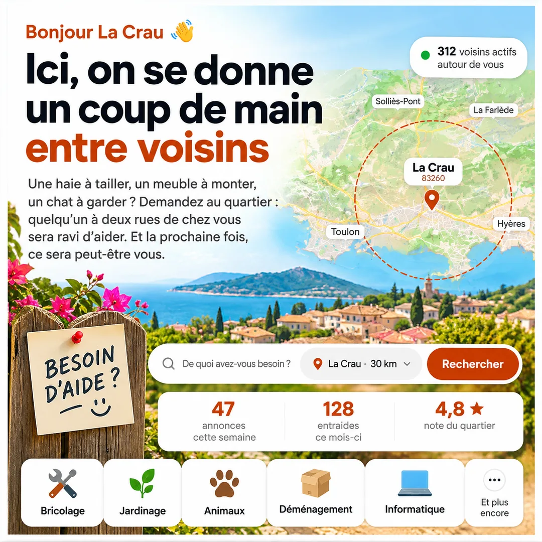 Simple Annonce : la plateforme de petites annonces de quartier  et services entre particuliers 